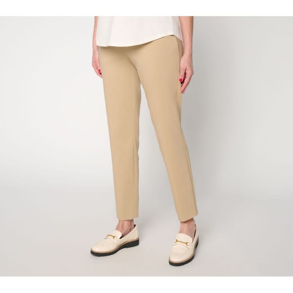 by Stacy London Women's Pants Sz XL Cigarette Ankle Brown